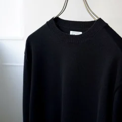 YONETOMI NEW BASIC / Rigid Cashmere Knit Pullover Garment Dyed