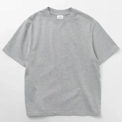 YONETOMI NEW BASIC / Side Round body knitted T-shirt