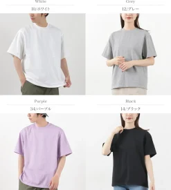 YONETOMI NEW BASIC / Side Round body knitted T-shirt