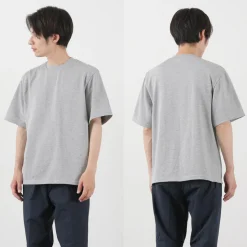 YONETOMI NEW BASIC / Side Round body knitted T-shirt