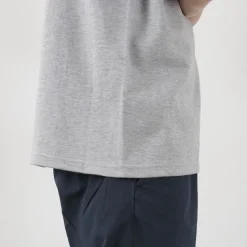 YONETOMI NEW BASIC / Side Round body knitted T-shirt