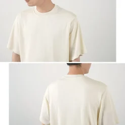 YONETOMI NEW BASIC / Silk Knit T-Shirt