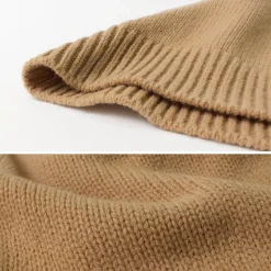 YONETOMI NEW BASIC / Soft lamb wool knit cardigan