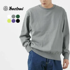 YONETOMI NEW BASIC / Wave Cotton Knit Pullover