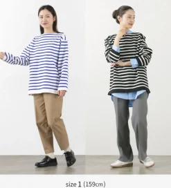YONETOMI NEW BASIC / Wave Cotton Basque Knit Pullover