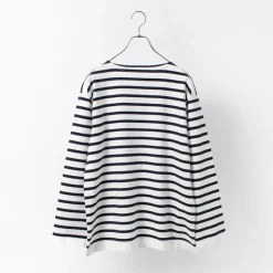 YONETOMI NEW BASIC / Wave Cotton Basque Knit Pullover