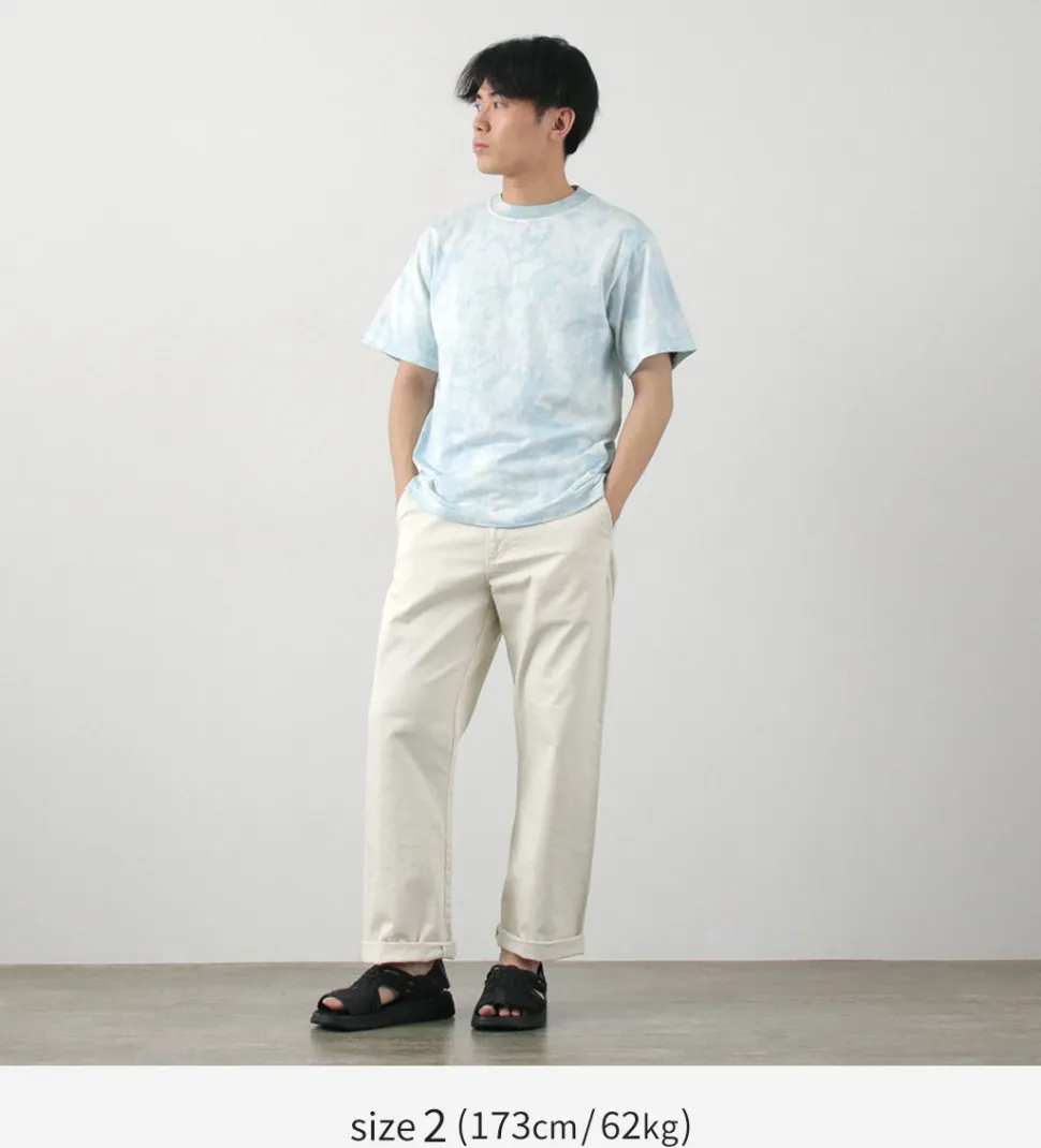 YONETOMI NEW BASIC / Yonetomi×Watanabes garment dye T-shirt