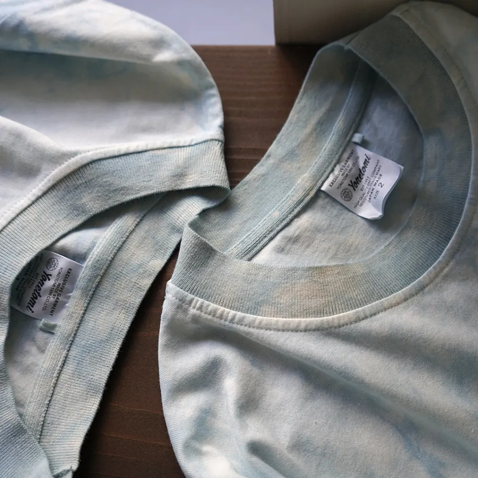 YONETOMI NEW BASIC / Yonetomi×Watanabes garment dye T-shirt